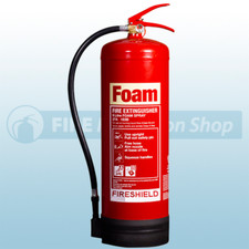 Foam Fire Extinguisher Freeze Protected 9ltr FireShield Class A & B 9kg New