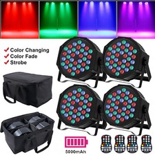 Faretto par led 180w 5500mAh batteria 36 RGB ricaricabile DMX strobo scenico