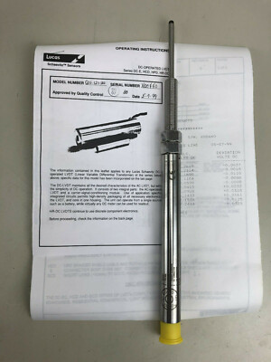 LUCAS SCHAEVITZ  Linear Variable Differential Transformer GCD-121-500 -- NEW