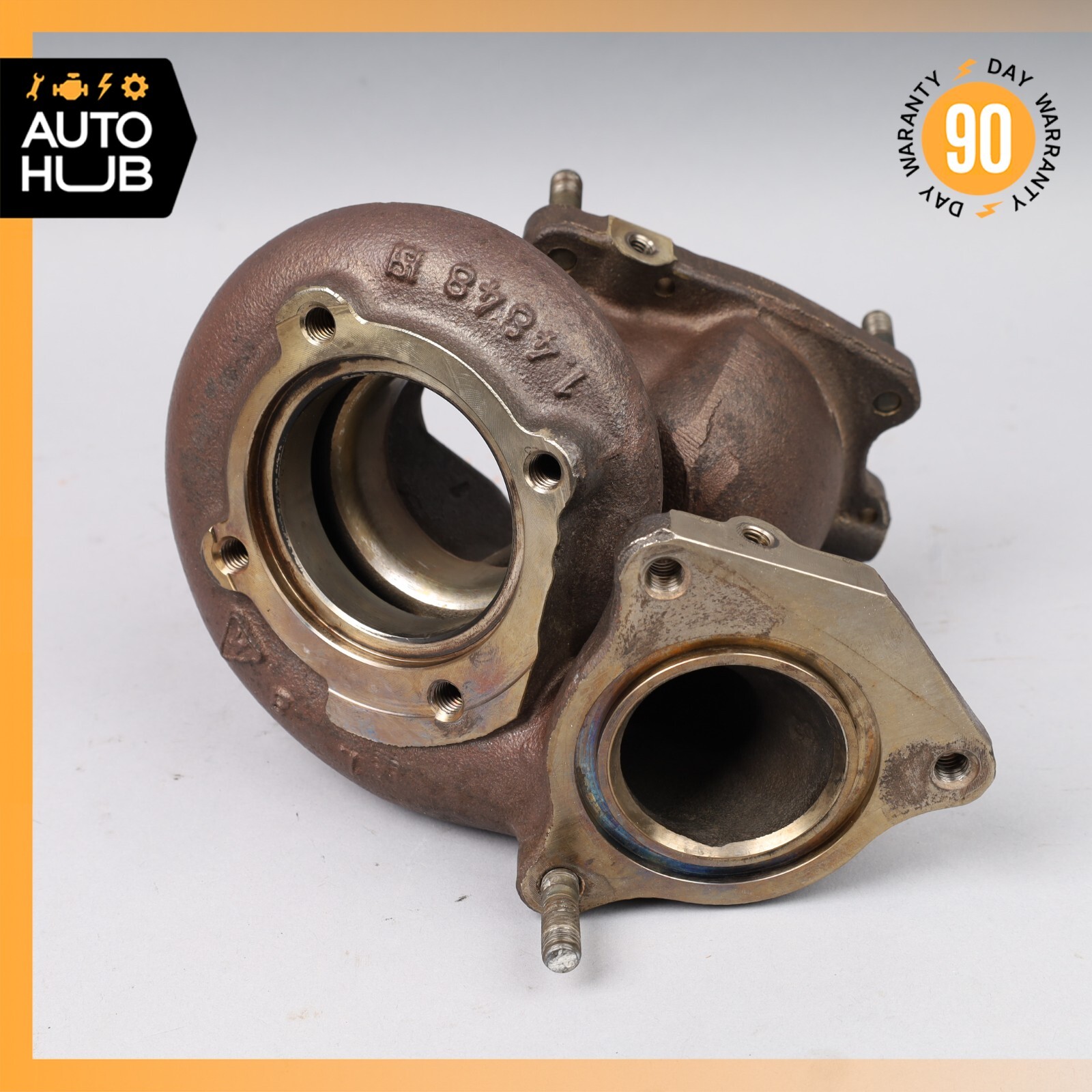 08-18 Bentley Continental GTC Turbocharger Exhaust Housing Left Side OEM 59k