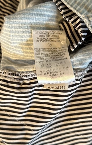 Volcom Women’s White and Blue Stripes Shorts Size 3 US - Picture 11 of 12
