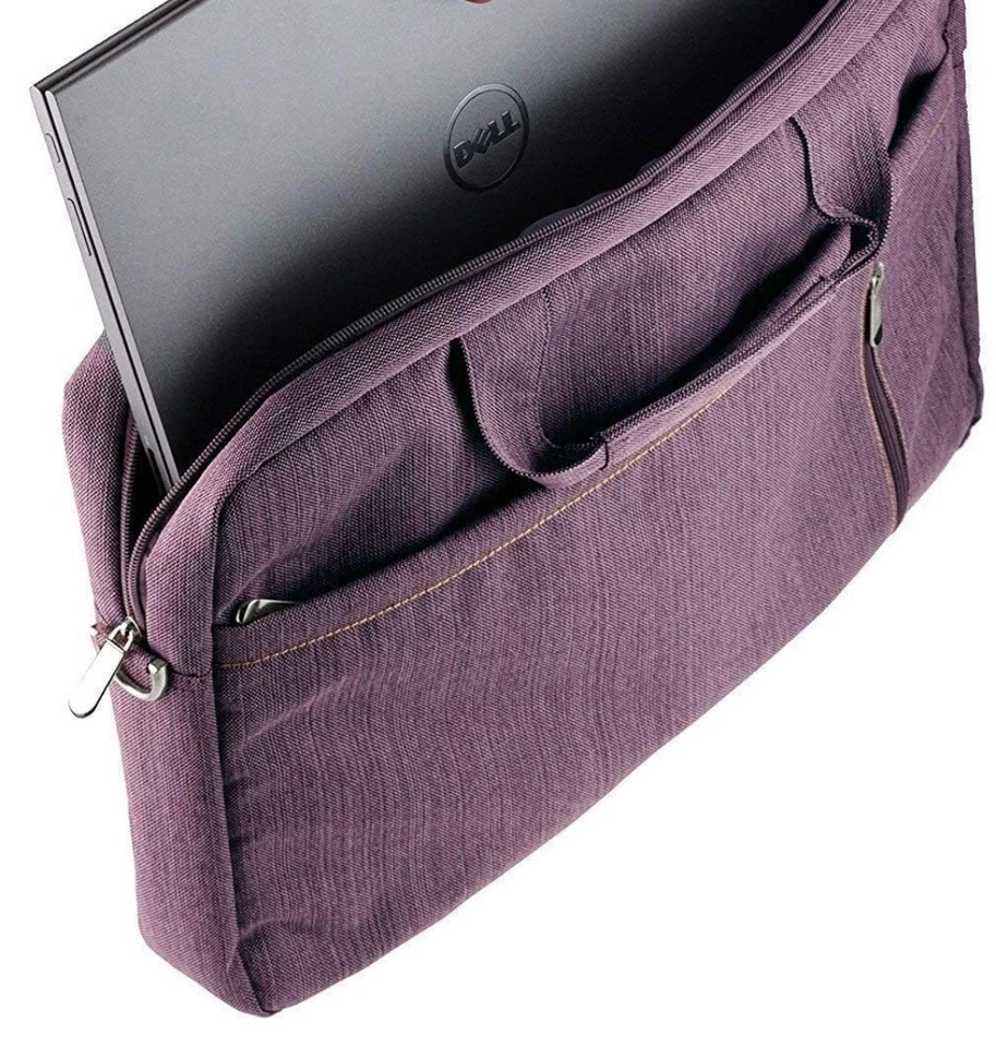 Navitech Purple Briefcase Bag for Laptop up to 16" Shoulder Strap NEW - Image 4 of 4