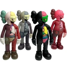 KAWS Companion Figure Half body Anatomy Statue Deco Art Gift for Fans 7.6 in