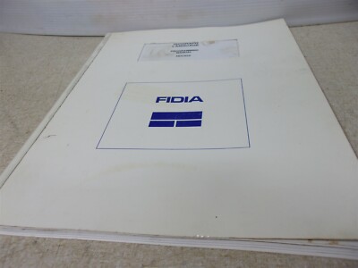 Fidia MD0529  Isograph Language Programming Manual *FREE SHIPPING*