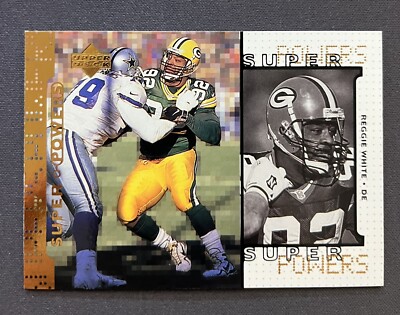 1998 Upper Deck Super Powers #S29 Reggie White Green Bay Packers Football Card