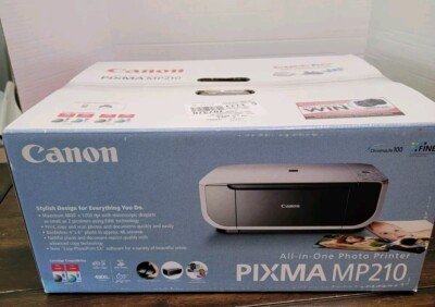 Canon Pixma MP210 Photo All-In-One Inkjet Printer New Open Box 