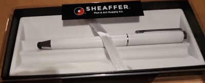 Sheaffer Stylus White Ballpoint Pen New In The Box