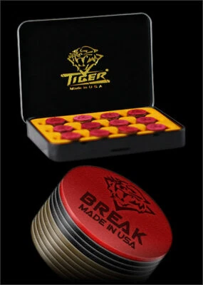 TIGER BREAK/JUMP TIP 15MM SUPER HARD BRAND NEW FREE SHIPPING BEST PRICE