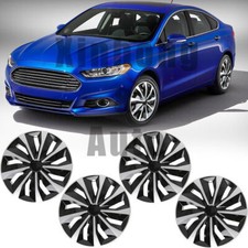 16 Car Hubcaps Wheel Cover Set Of 4 Snap R16 Tire Steel For Ford Fusion Sedan