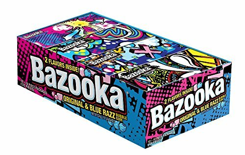 Bazooka Bubble Gum Original Nostalgia Wallet Pack, 10 Count (Pack