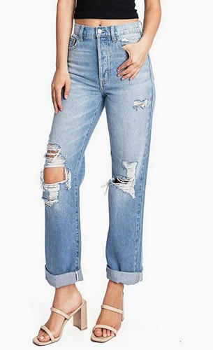 Cello Super High Rise Dad/Mom Jeans 