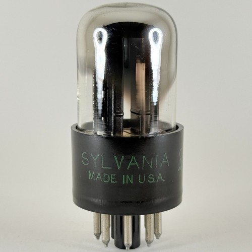 (1) Tested Sylvania 12SN7GT Tube Code 3-39 Black 3 Hole T Plates 12SN7 ...