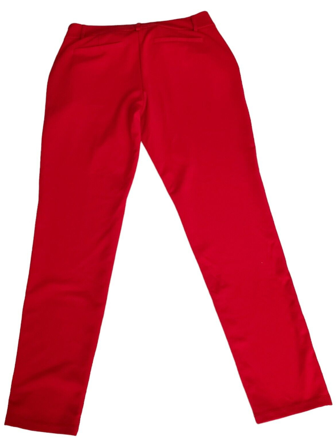Michael Kors MMK Dress Pants Women's 6 Red Cotton Stretch  Pockets Taper thumbnail 6