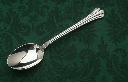 18th Century Sterling Silver by Reed & Barton Table Serving Spoon 8 5/8"