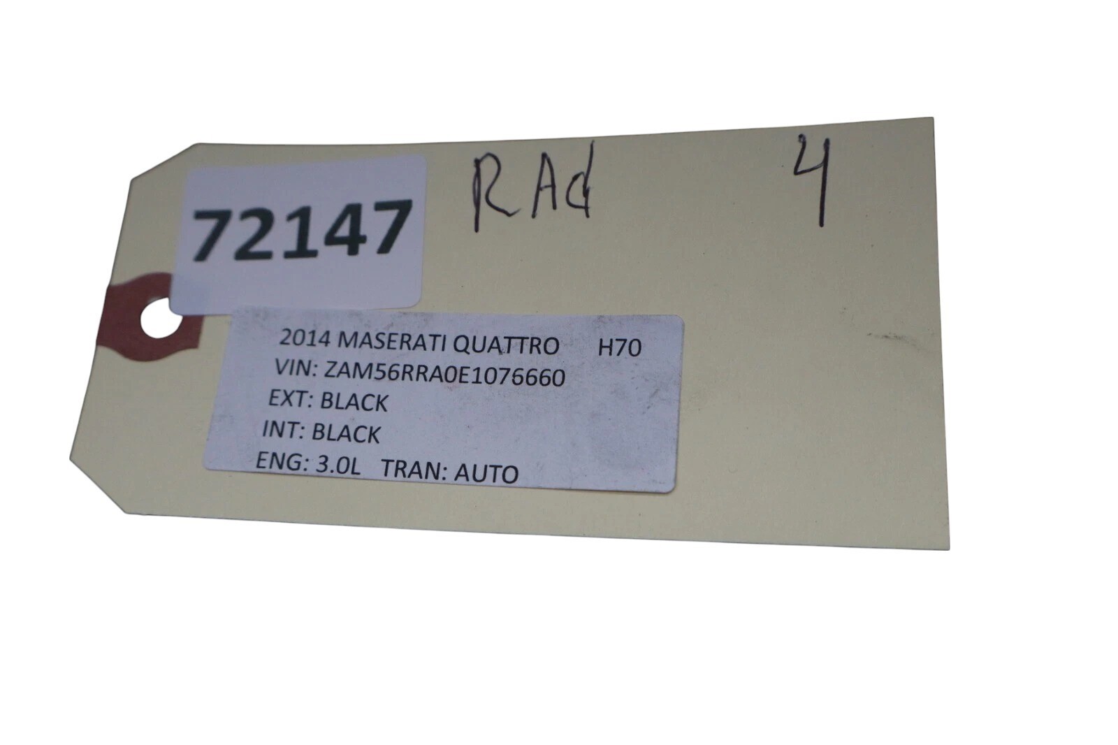 14-22 Maserati Quattroporte M156 Ghibli Water Cooling Radiator A/C Condenser OEM