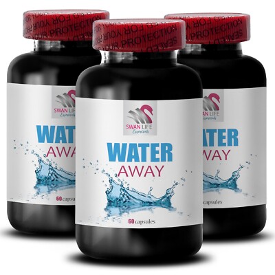 Fluid Balance - WATER AWAY COMPLEX - Gentle Support 3 Bottles 180 Capsules