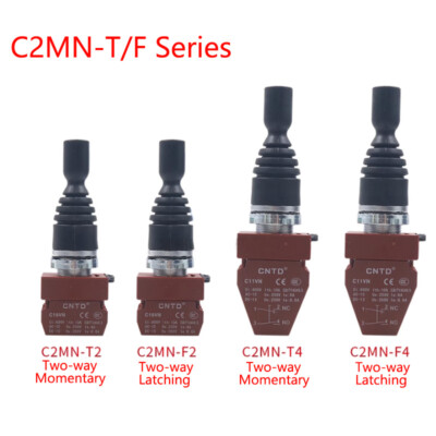 φ22mm Joystick Switch Momentary Latching Rocker Cross Switch C2MN-T/F Series