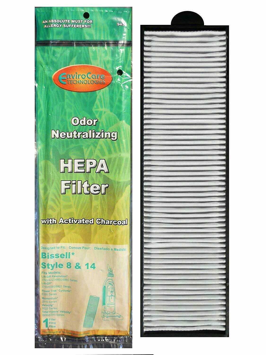 #3091 Fits For Bissell HEPA Upright Vacuum Post Motor Filter 8 & 14 BS-2036608