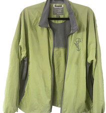 Outer Boundary Lightweight Green Jacket, Men's Large Gorpcore Windbreaker Active