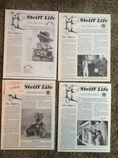 Vtg 4 Steiff Life Newsletters The Toy Store 1991-1992  1 Steiff Membership Card