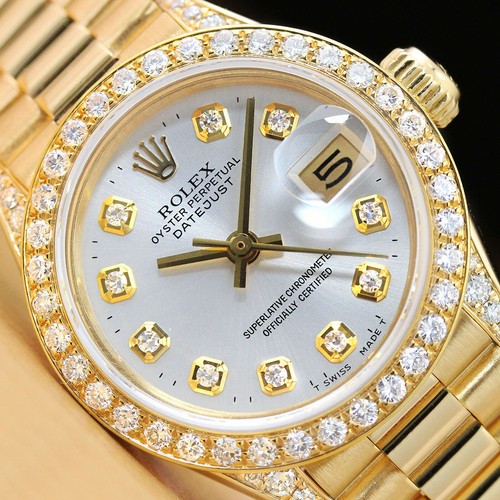 ROLEX LADIES PRESIDENT DATEJUST 18K 