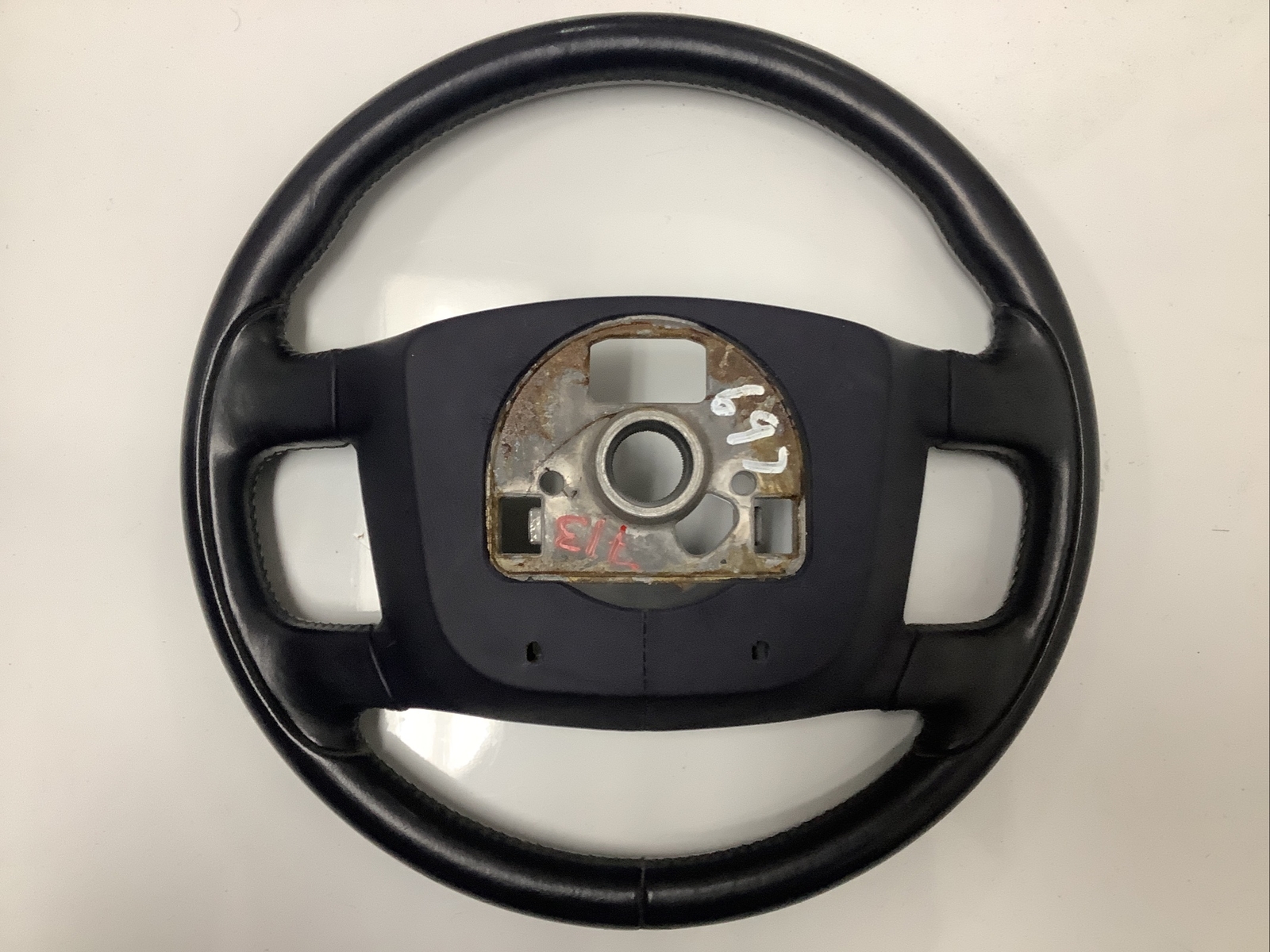 2007 Bentley Continental GTC Dark Blue Leather Steering Wheel 3W04196504 04-08