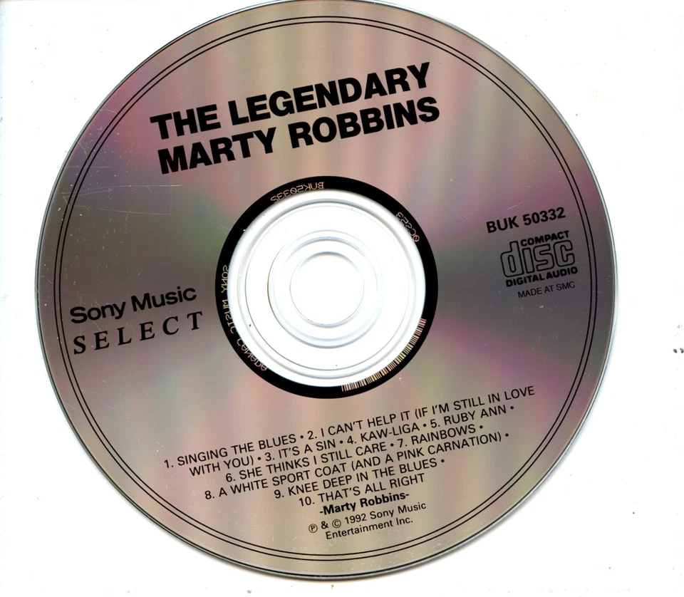 Marty Robbins - The Legendary Marty Robbins - Image 3 of 3