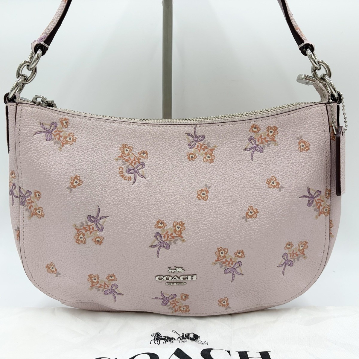 美品＊COACH ウエストバッグ レザーアイボリー ホース&キャリッジ COACH Chelsea 2WAY Bag 29858 Pink No Shoulder Strap from Japan | eBay