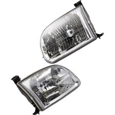 2Pcs Headlight Assembly Left Right fits Toyota Tundra 2000-2004 81150-0C010
