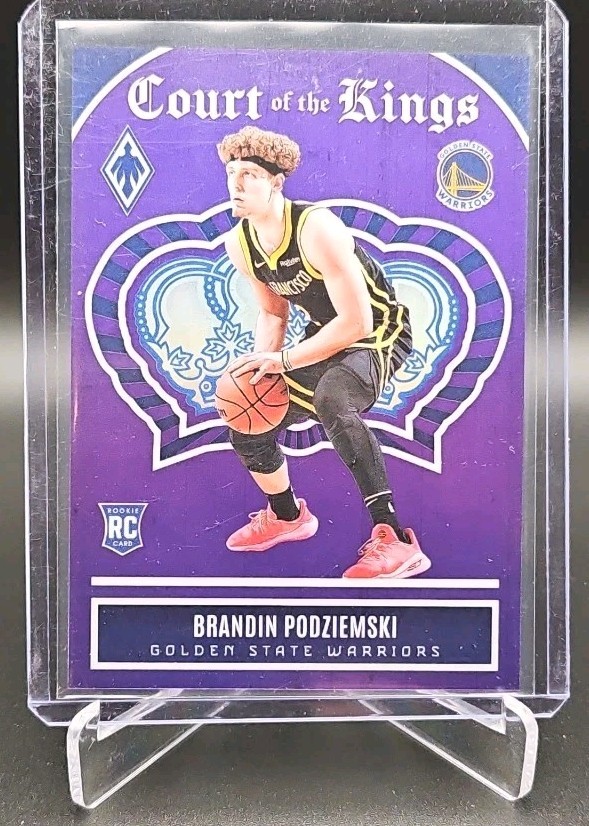 2023-24 Phoenix -Brandin Podziemski- RC Court of the Kings Purple #/75 -Warriors
