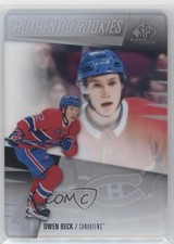 2023 Upper Deck SP Game Used Authentic Rookies Crystal /25 Owen Beck #213 1os2