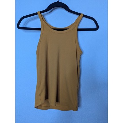 Madewell Essential Ribbed Yellow Tank S Elevated Basic Summer Capsule Wardrobe