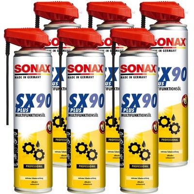 Sonax Multifunktionsöl SX90 PLUS EasySpray 6x 400ml Schmiermittel Kontaktspray