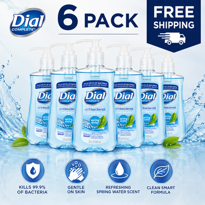 #ad Dial Antibacterial Liquid Hand Soap Spring Water 7.5 oz $22.00