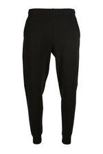 Men's Lacoste Black Slim Fit Heathered Cotton Blend Tracksuit Trousers