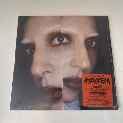 Lady Gaga Mayhem Store Exclusive Opaque Silver 140g Vinyl NIP