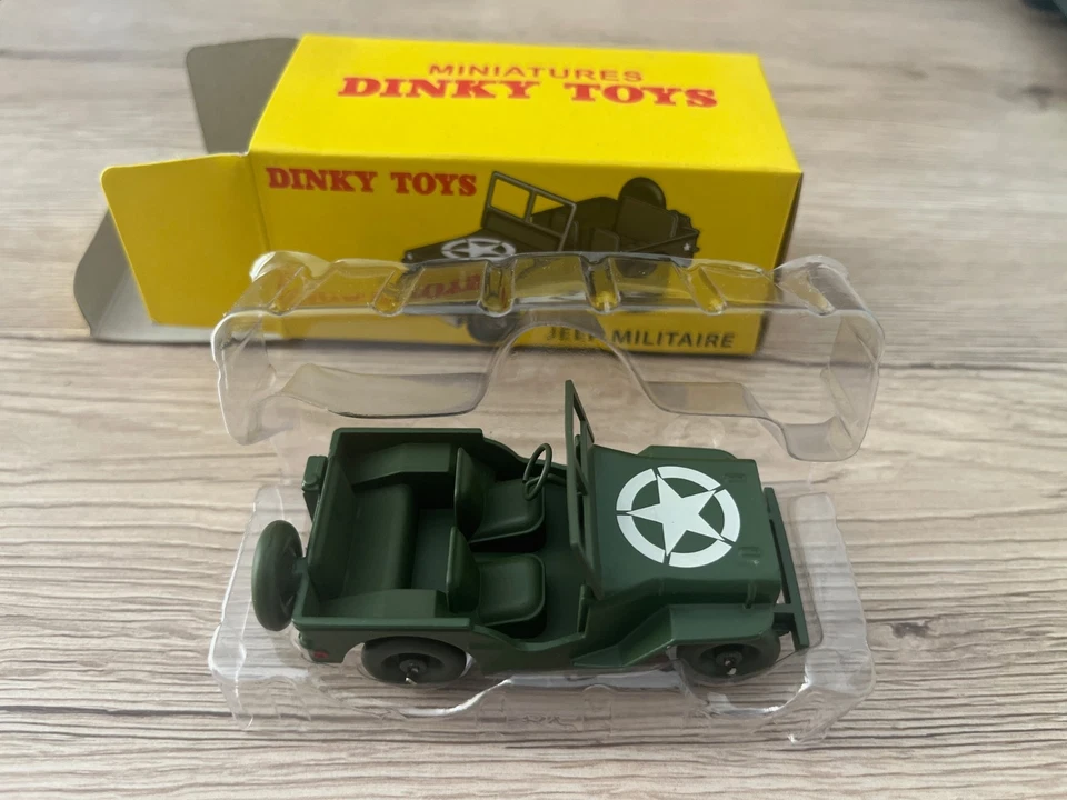 DINKY TOYS JEEP militaire US ARMY n°24 M neuf Edition Atlas Made in China - Photo 2/4