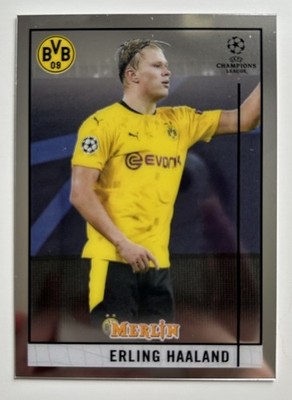 Topps Merlin Chrome 2020-2021 Erling Haaland #65 Borussia Dortmund BVB UCL 065