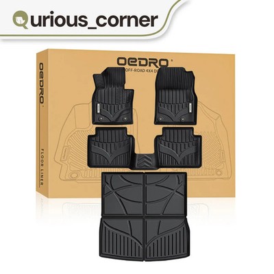 Floor Mats Cargo Liner for 2023-2026 Mazda CX-50 2.5 S/2.5 Turb TPE All-Weather