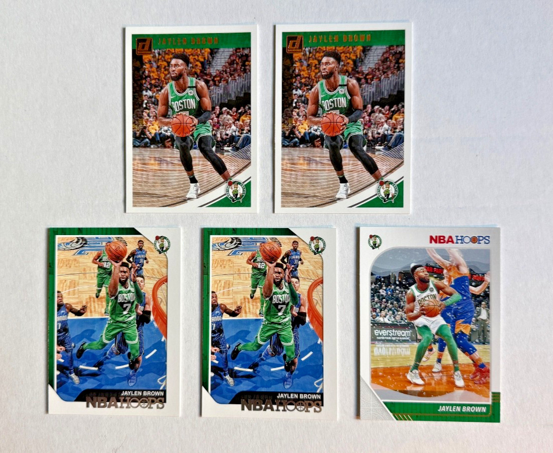 2018-19 Donruss Jaylen Brown #66 Hoops 106 2019-20 winter 7 Boston Celtics