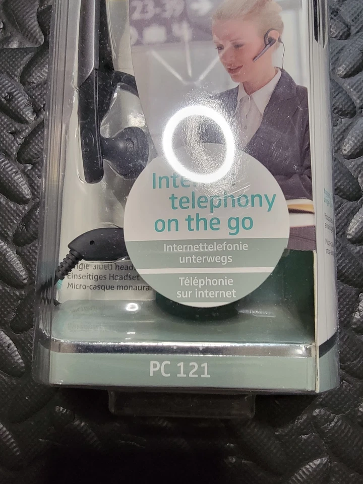 Sennheiser PC 121 Single-Sided In-Ear Headset, 2.5 mm & 3.5 mm Jacks, Black, New - Image 3 of 4