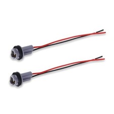 2PCS Car Turn Signal Lights Harness Pigtail Socket, 194 T10 T13 T15 Bulb