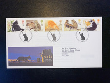 1995 CATS ROYAL MAIL FDC & PHILATELIC BUREAU, EDINBURGH SHS