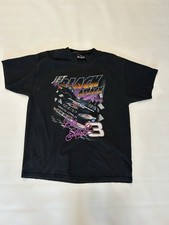 Vintage 1990s Chase Authentics Dale Earnhardt Jet Black Attack NASCAR T-shirt L