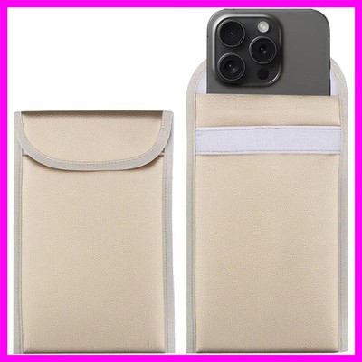2PCs Security EMF/EMP/RF Shield Faraday Cell Phone Sleeve, Signal Block Pouch...