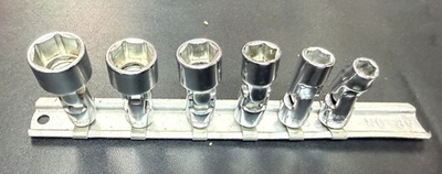 #ad SNAP ON 6 Pc 1 4quot; Drive 6 Pt Flank Drive® Shallow Universal Socket Set 1 4 9 16 $185.00