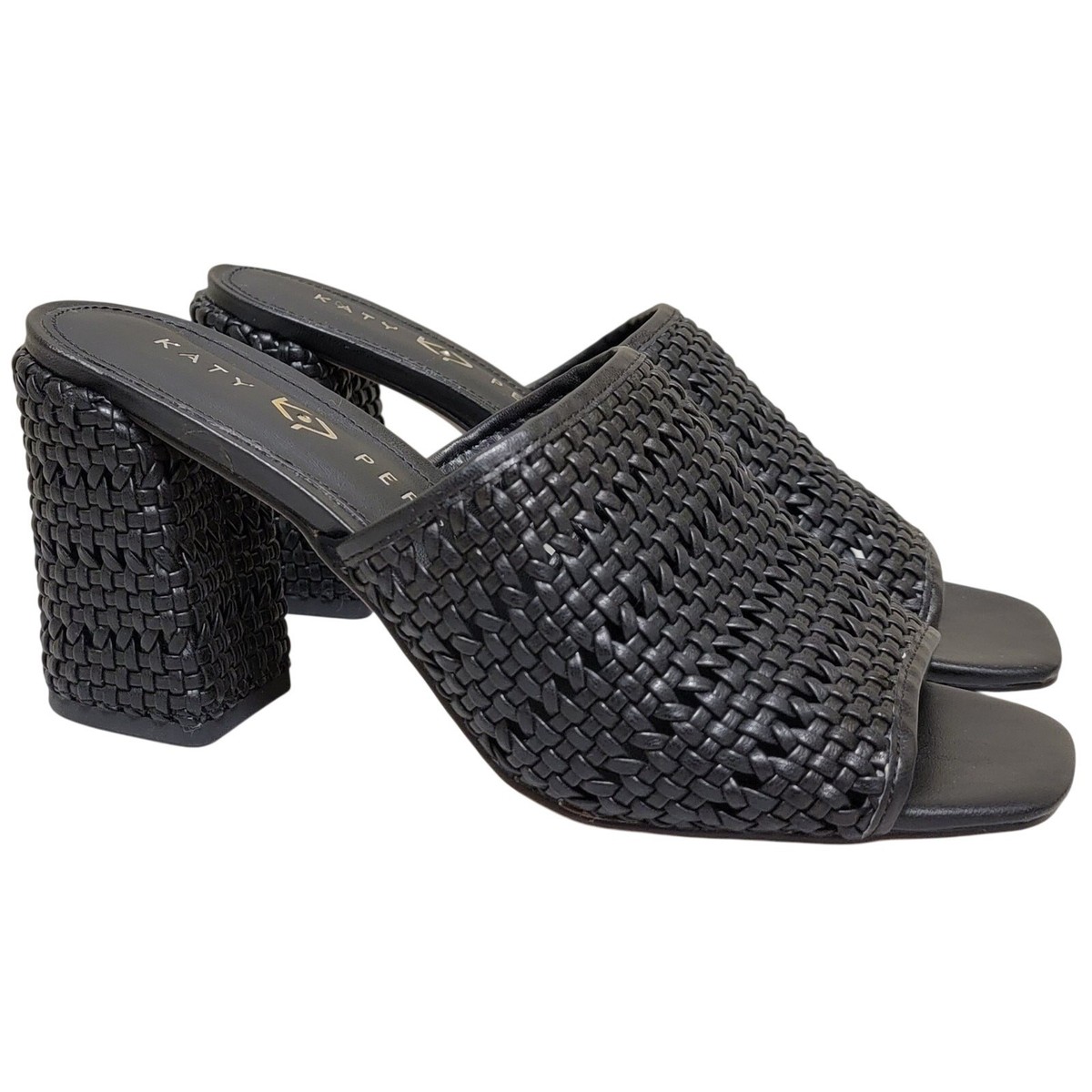 Katy Perry Women The Tana Slide Block Heel Sandal Size US 7.5M