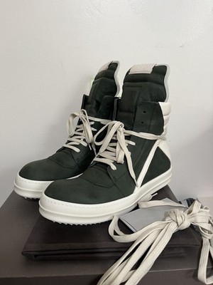 Rick Owens Geobasket Moss Green Size EU42/US9 New