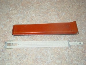 Pickett & Eckel N1010-T Trig Slide Rule 272 With Leather Case 1959 Vintage