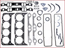 Enginetech Chevy Sbc 262 267 305 5.0 Premium Overhaul Gasket Set 1975-1986